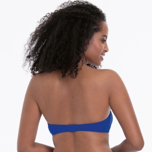 Rosa Faia Swimwear Ella blue soft-cup bikini bra