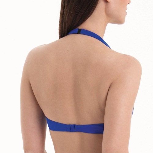 Rosa Faia Swimwear Allegra blue soft-cup bikini bra