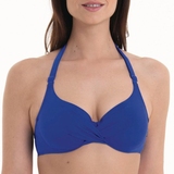 Rosa Faia Swimwear Allegra blue soft-cup bikini bra