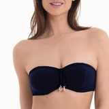 Rosa Faia Swimwear Ella blue soft-cup bikini bra