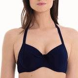 Rosa Faia Swimwear Leandra blue soft-cup bikini bra