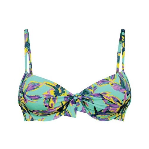 Rosa Faia Swimwear Eleonore green padded bikini bra