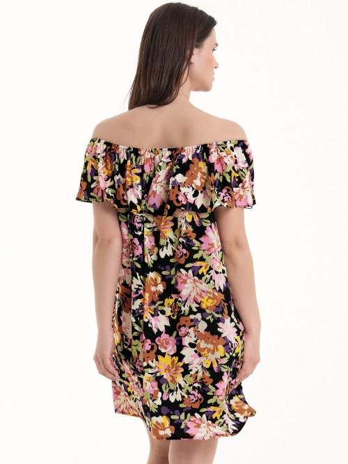 Rosa Faia Swimwear Brava black beach dress