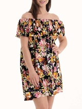 Rosa Faia Swimwear Brava black beach dress