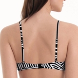 Rosa Faia Swimwear Minou black padded bikini bra