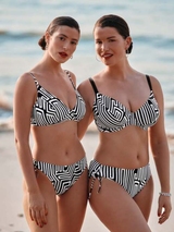 Rosa Faia Swimwear Minou black padded bikini bra