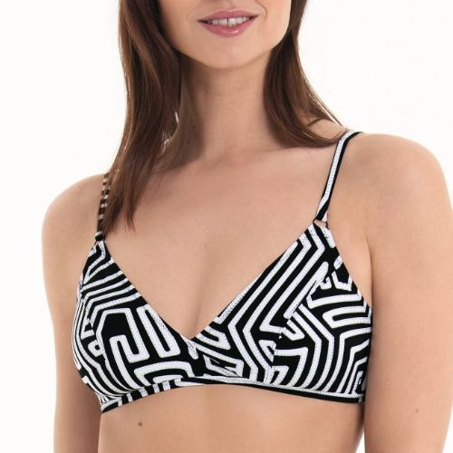 Rosa Faia Swimwear Minou black padded bikini bra
