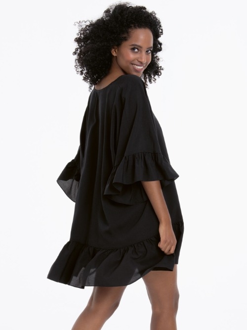 Rosa Faia Swimwear Akalani black tunic
