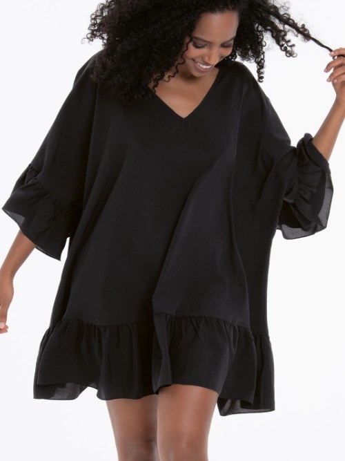 Rosa Faia Swimwear Akalani black tunic