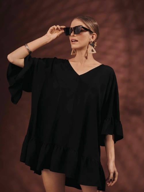 Rosa Faia Swimwear Akalani black tunic