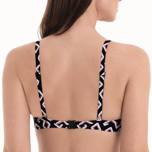 Rosa Faia Swimwear Maja black padded bikini bra