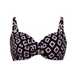 Rosa Faia Swimwear Aurora black soft-cup bikini bra