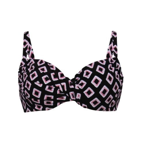 Rosa Faia Swimwear Aurora black soft-cup bikini bra