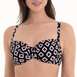 Rosa Faia Swimwear Aurora black soft-cup bikini bra