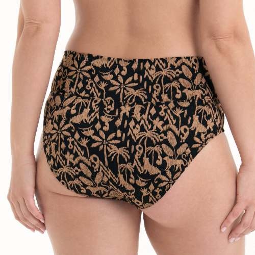 Rosa Faia Swimwear Lorena black/brown bikini brief