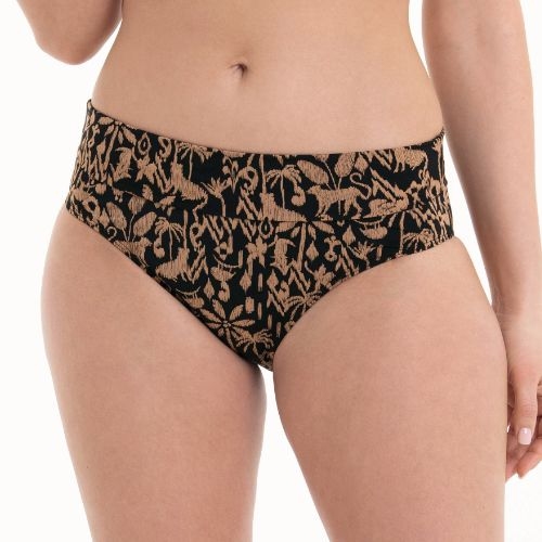 Rosa Faia Swimwear Lorena black/brown bikini brief