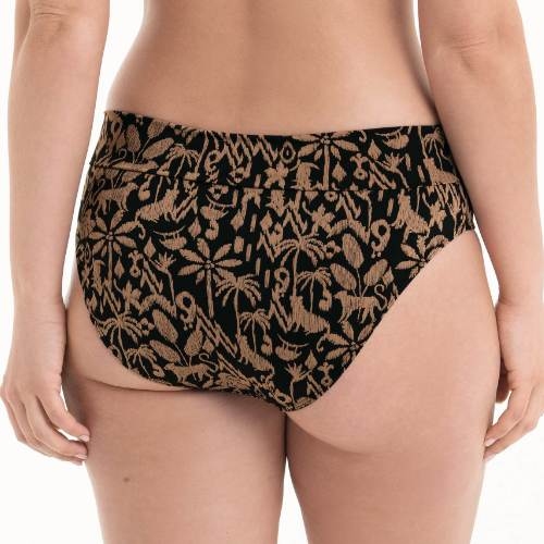 Rosa Faia Swimwear Lorena black/brown bikini brief