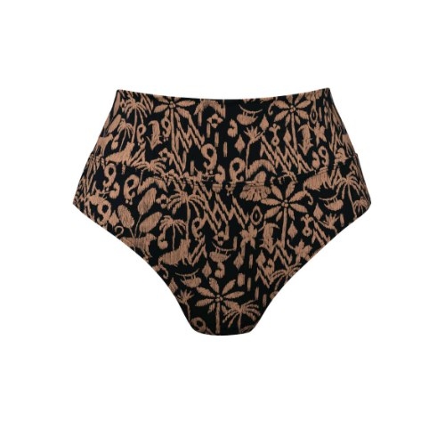 Rosa Faia Swimwear Lorena black/brown bikini brief