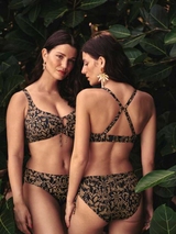 Rosa Faia Swimwear Ive black/brown bikini brief