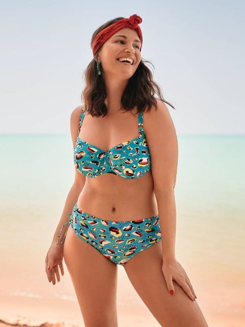 Rosa Faia Swimwear Federica aqua soft-cup bikini bra