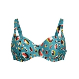 Rosa Faia Swimwear Federica aqua soft-cup bikini bra