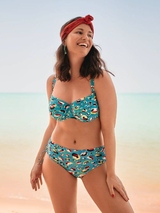 Rosa Faia Swimwear Ive aqua bikini brief