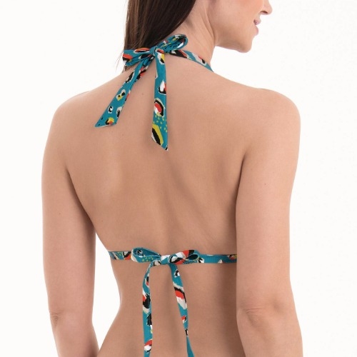 Rosa Faia Swimwear Mina aqua padded bikini bra