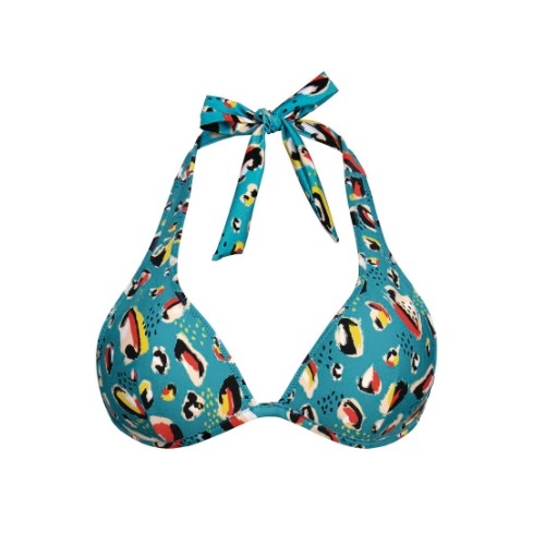 Rosa Faia Swimwear Mina aqua padded bikini bra