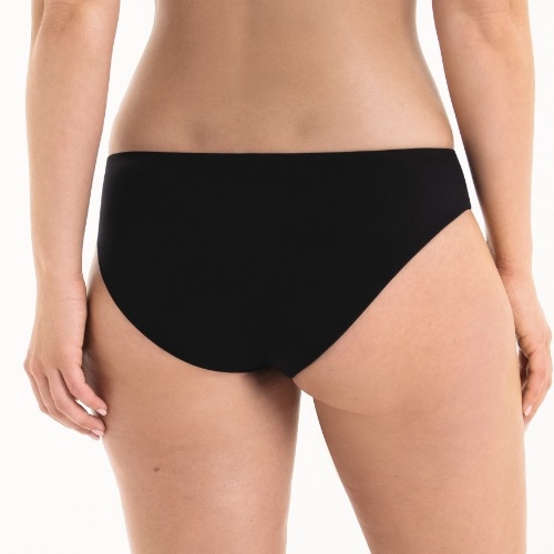 Rosa Faia Swimwear Pure black bikini brief