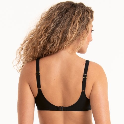 Rosa Faia Swimwear Hermine black soft-cup bikini bra