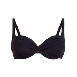 Rosa Faia Swimwear Hermine black soft-cup bikini bra