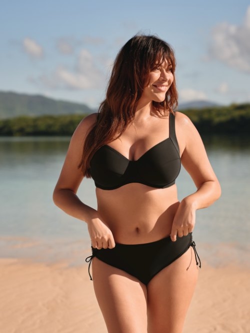 Rosa Faia Swimwear Ive black bikini brief