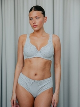 Guy de France Embroidery grey short