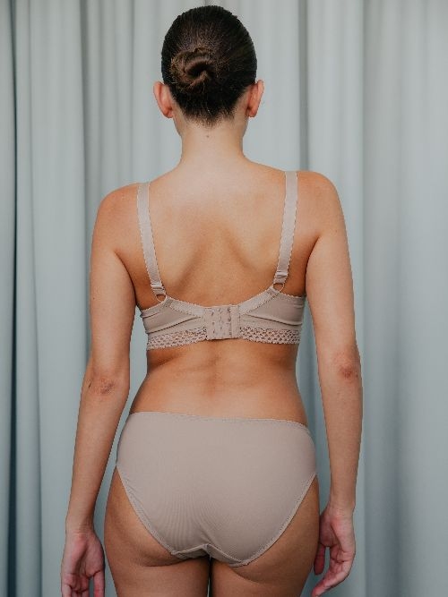 Guy de France Parakers mole grey non-padded bra