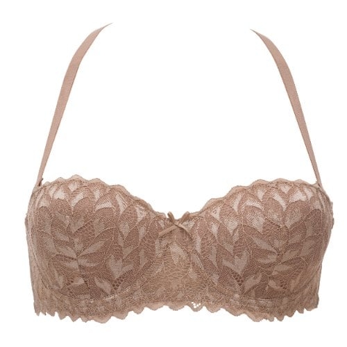 Guy de France Datura mole grey padded bra