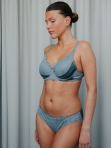 Guy de France Nikko Blue ice blue padded bra