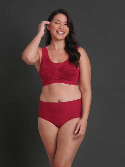 Anita Essential red high waist brief