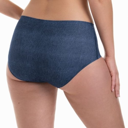 Anita Essential jeans blue high waist brief