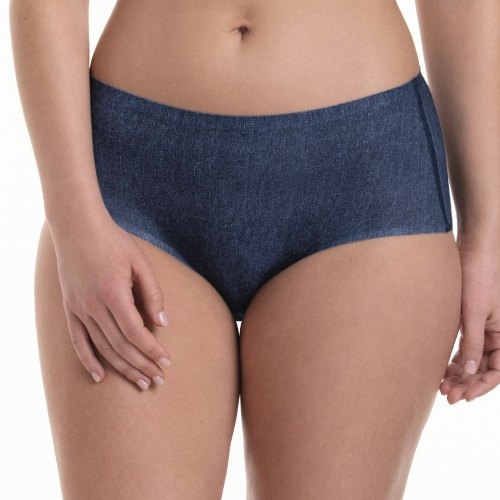Anita Essential jeans blue high waist brief