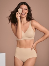 Anita Pocket Panty sand high waist brief