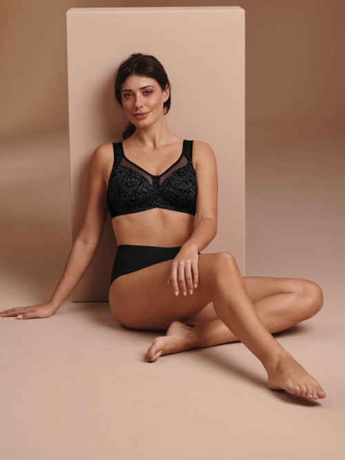 Anita Clara black wireless bra