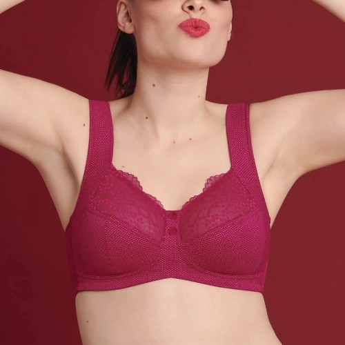 Anita Orely red wireless bra