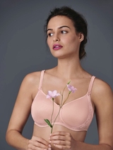Rosa Faia Lace Rose rosewood wireless bra