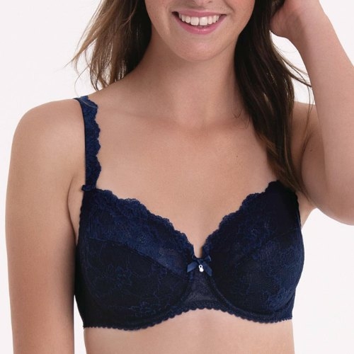 Rosa Faia Bobette navy blue non-padded bra