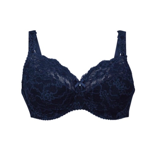 Rosa Faia Bobette navy blue non-padded bra