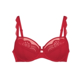 Rosa Faia Selma red non-padded bra