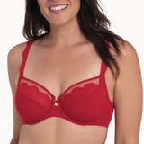 Rosa Faia Selma red non-padded bra