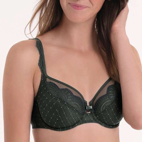 Rosa Faia Selma green non-padded bra
