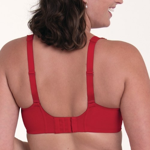 Rosa Faia Selma red non-padded bra