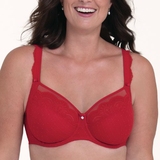 Rosa Faia Selma red non-padded bra